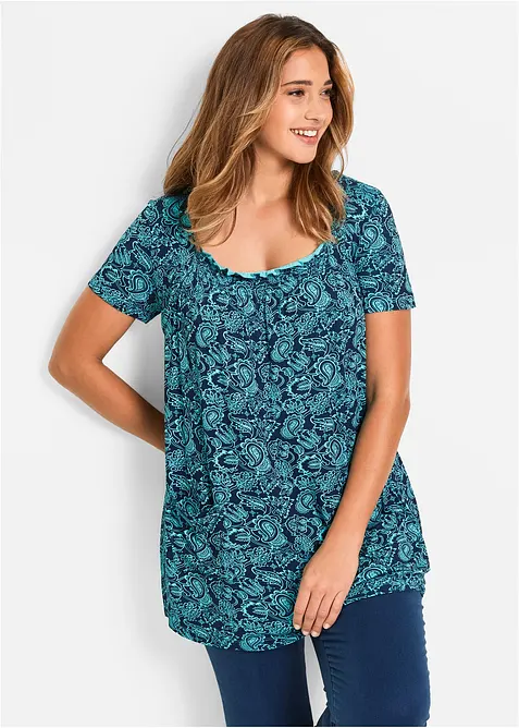 Tunique manches courtes en jersey, bonprix