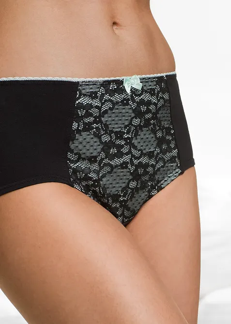 Lot de 4 slips Maxi coton, bonprix