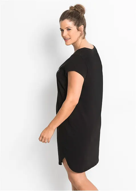 Chemise de nuit courte 100% coton, bonprix