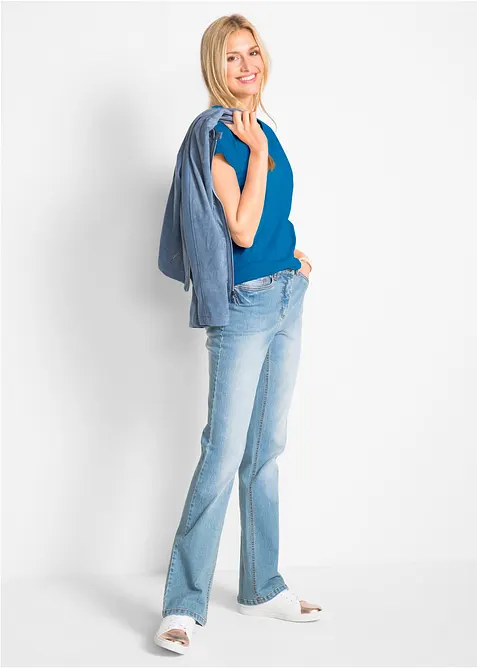 Lot de 5 T-shirts col rond, bonprix