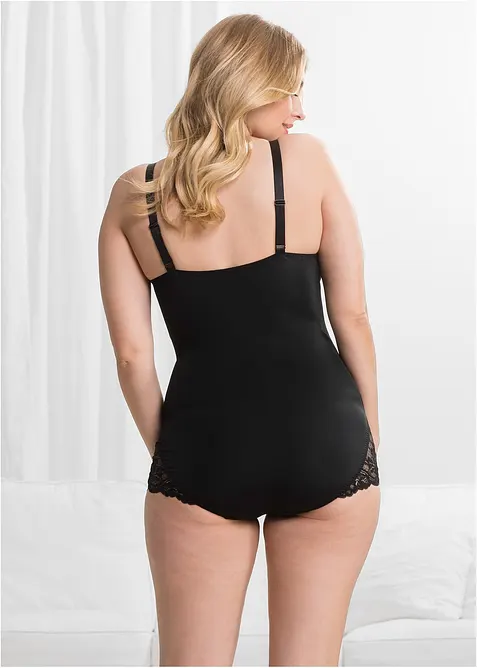 Body sculptant avec dentelle, maintien modéré, bonprix