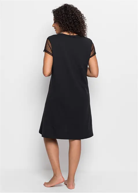 Chemise de nuit courte en coton, bonprix