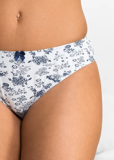 Lot de 3 slips coton, bonprix