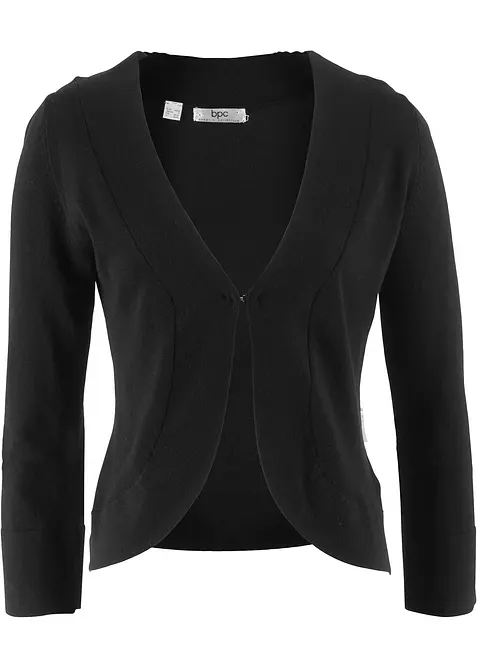 Gilet court en maille de viscose mélangée, bonprix