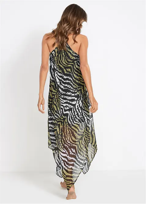 Robe de plage longue en crêpe, bonprix