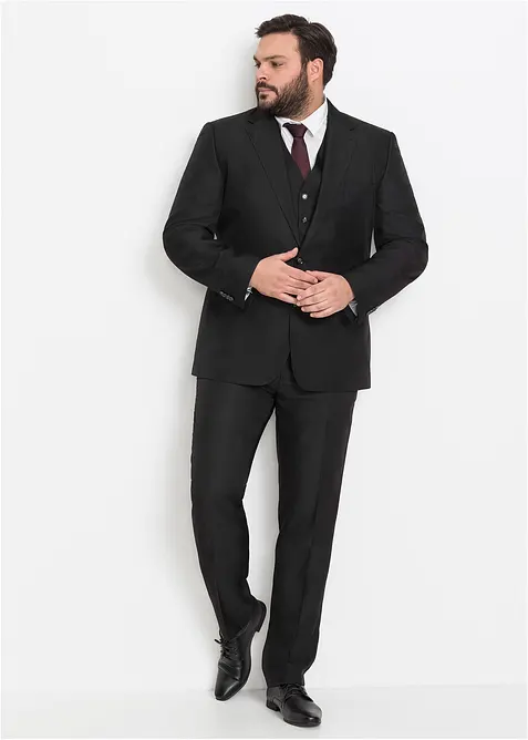 Costume 4 pièces regular avec gilet et cravate, bonprix