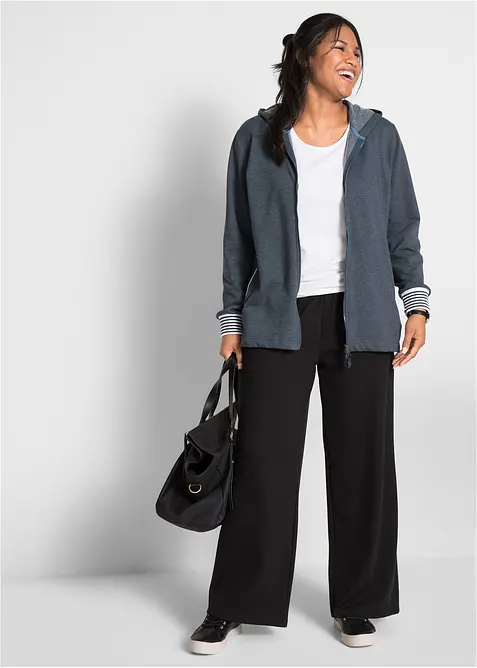 Pantalon en jersey milano à taille élastiquée, bonprix