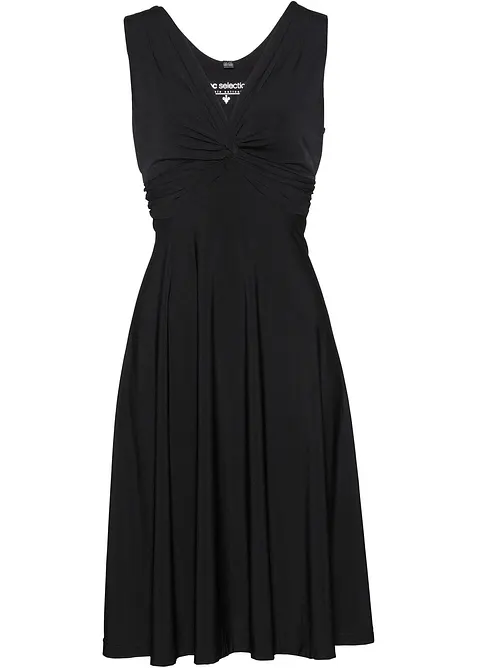 Robe en jersey avec col en V, bonprix