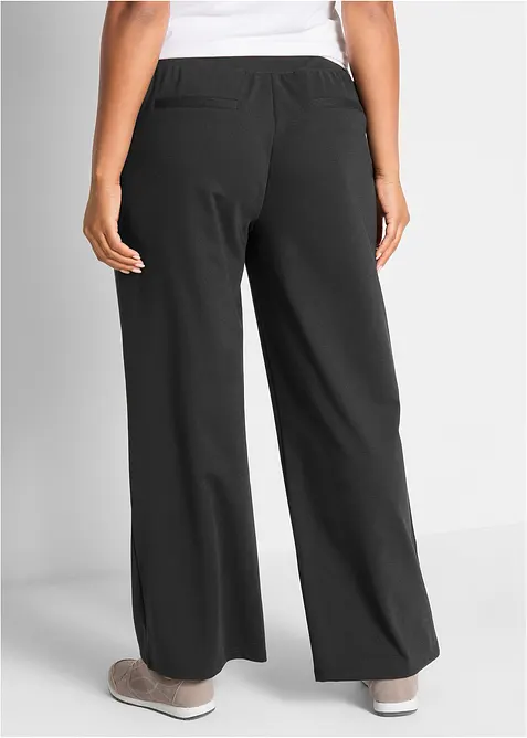 Pantalon en jersey milano à taille élastiquée, bonprix