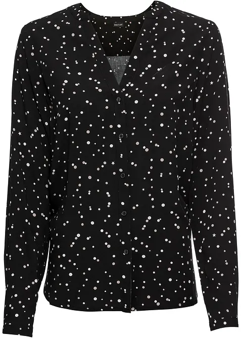 Chemisier &agrave; pois, bonprix