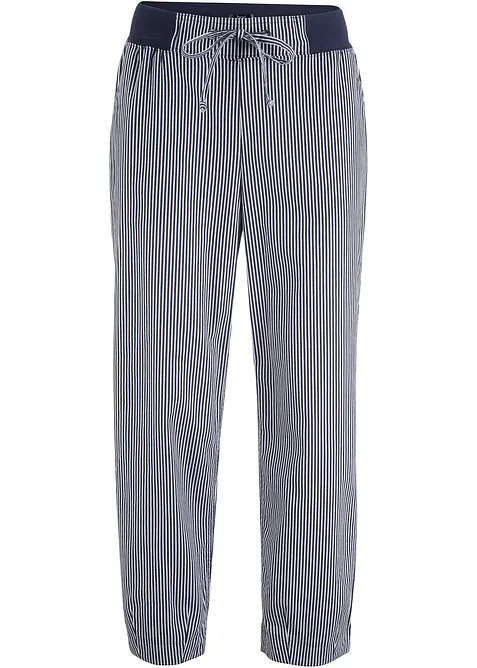 Pantalon 7/8 en lin mélangé, bonprix