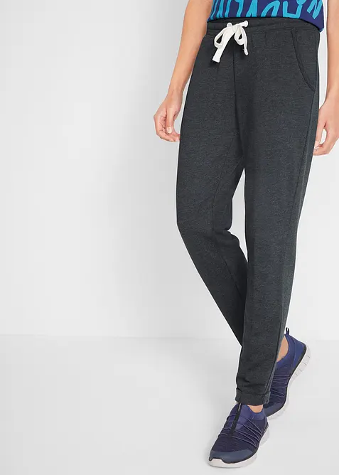Pantalon en molleton, taille élastiquée, bonprix