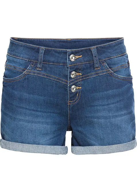 Short en jean taille mi-haute, bonprix