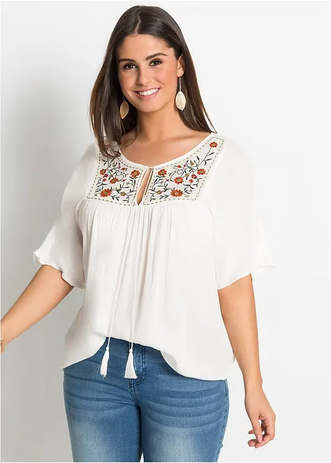 Tunique en viscose froissée, bonprix