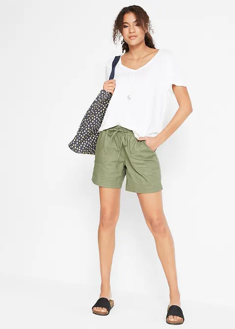 T-shirt 100% lin, bonprix