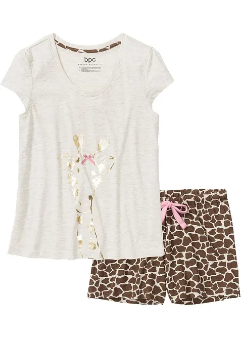 Pyjashort avec imprimé foil, bonprix