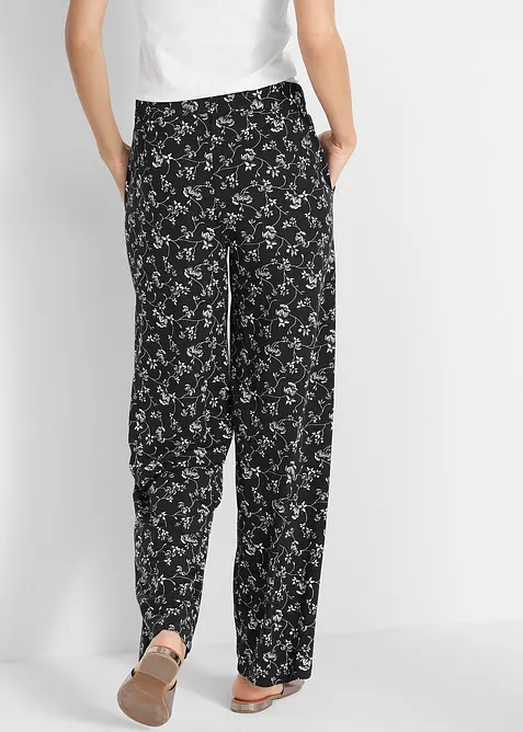 Pantalon palazzo en viscose extensible, bonprix