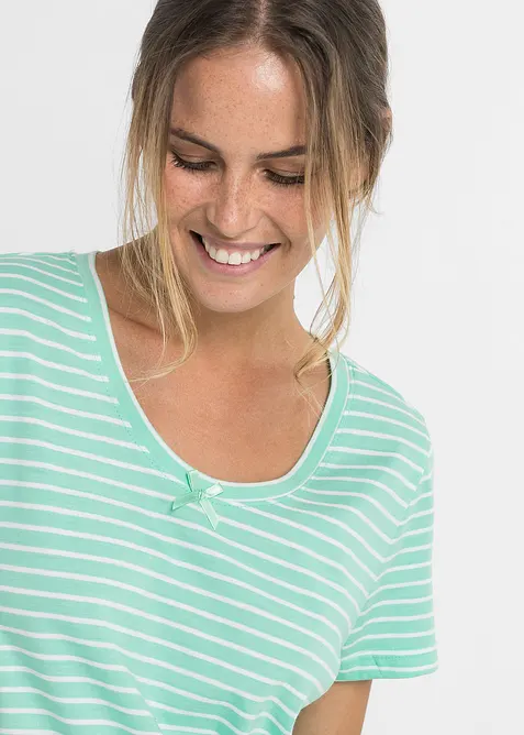 Chemise de nuit longue 100% coton, bonprix