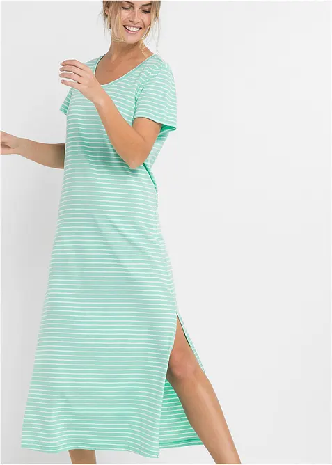 Chemise de nuit longue 100% coton, bonprix