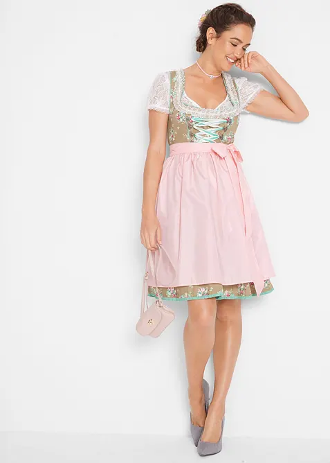 Blouse Dirndl en dentelle, bonprix