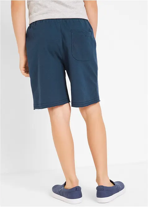 Lot de 2 bermudas en molleton doux, bonprix