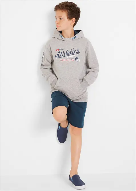 Lot de 2 bermudas en molleton doux, bonprix