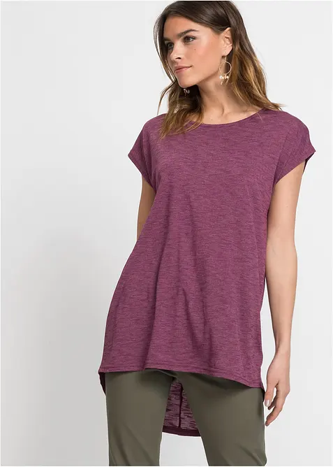 T-shirt long en viscose mélangée, bonprix