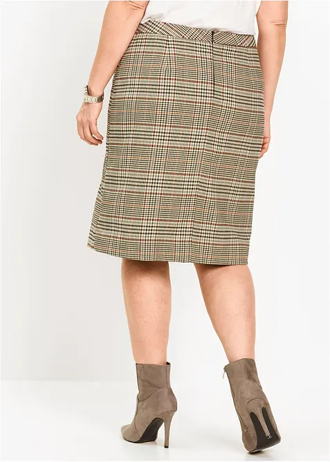 Jupe crayon avec boutons, bonprix