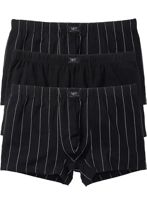 Lot de 3 boxers coton, bonprix
