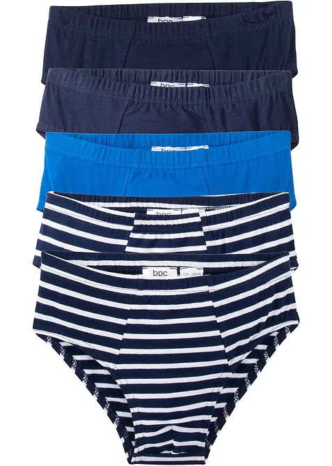 Lot de 5 slips en coton extensible, bonprix