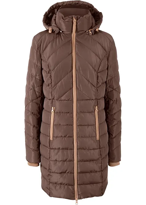 Doudoune longue et matelassée, bonprix