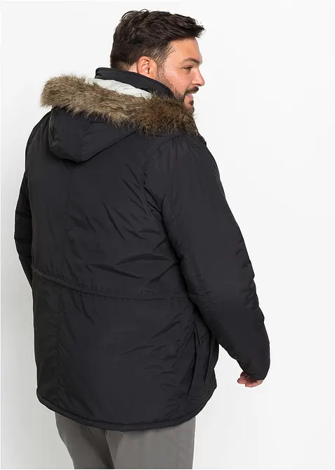Parka d’hiver déperlante à capuche amovible, bonprix