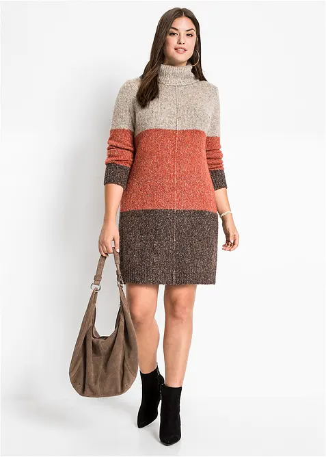 Robe en maille, bonprix