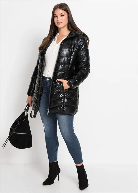 Doudoune à effet métallisé, bonprix