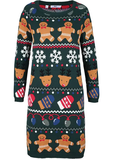 Robe de Noël en maille, bonprix