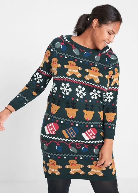 Robe de Noël en maille, bonprix