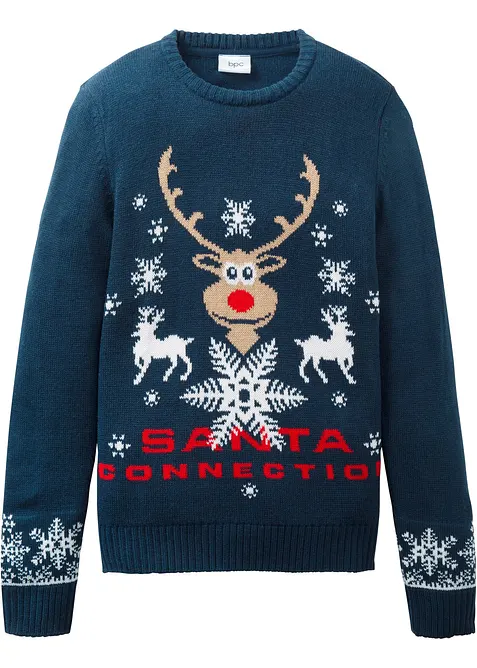 Pull de Noël en fine maille, bonprix