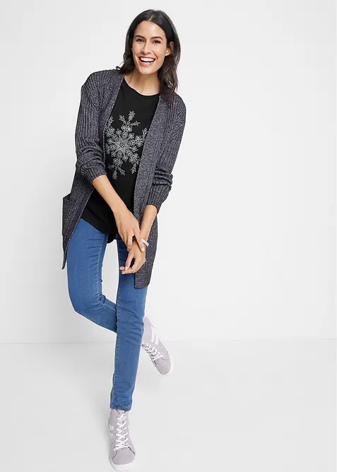 T-shirt manches longues 100% coton, bonprix