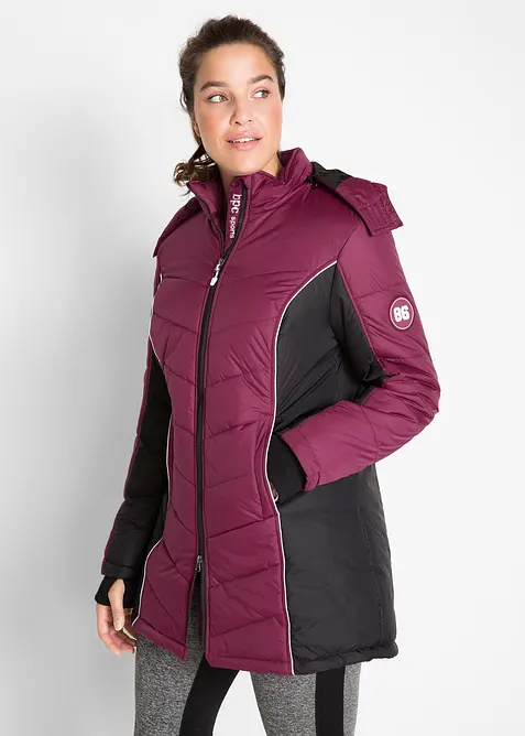 Manteau de ski matelassé technique, imperméable, bonprix