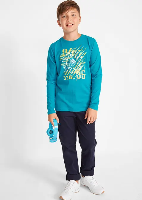 Lot de 2 T-shirts manches longues, bonprix