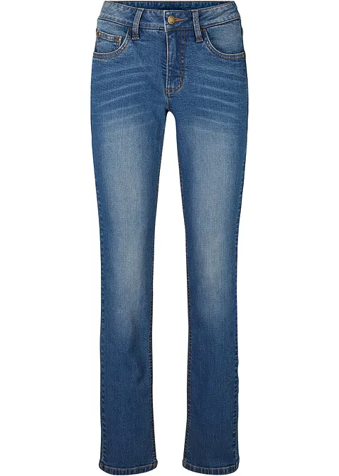 Jean Straight taille mi-haute, extensible, bonprix