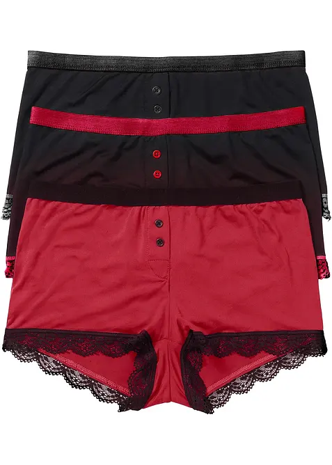 Lot de 3 boxers femme microfibre, bonprix