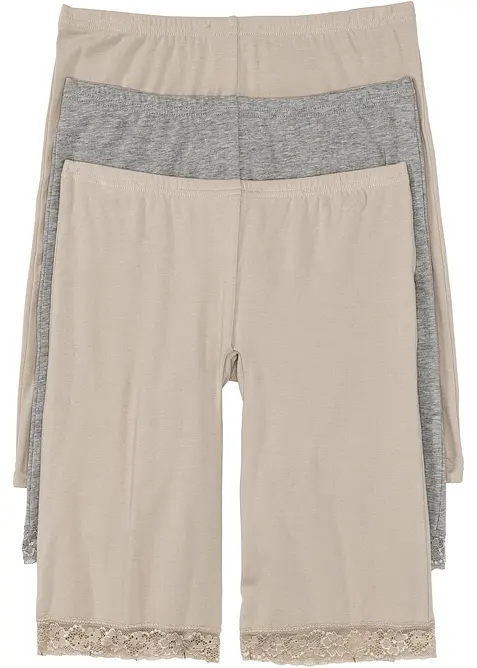 Boxers femme longs en matière douce, bonprix