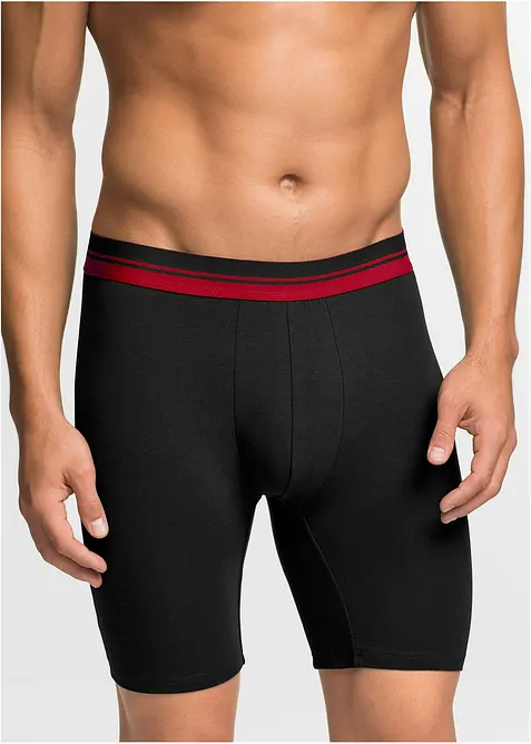 Lot de 2 boxers longs coton, bonprix