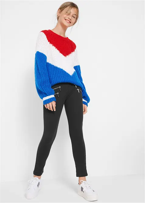 Pantalon en coton extensible, bonprix