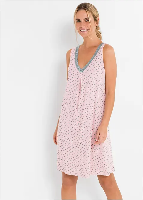 Nuisette courte et douce en viscose m&eacute;lang&eacute;e, bonprix