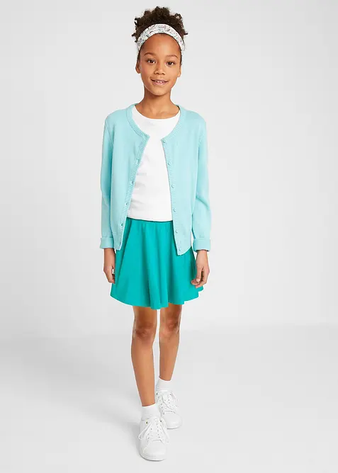 Lot de 2 jupes jersey avec coton, bonprix