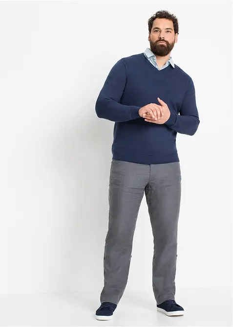 Pull doux en fine maille de coton majoritaire, bonprix