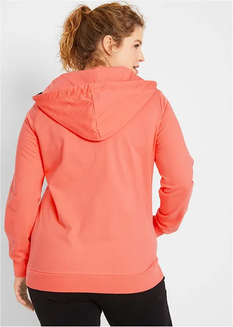 Sweat zippé à capuche, bonprix