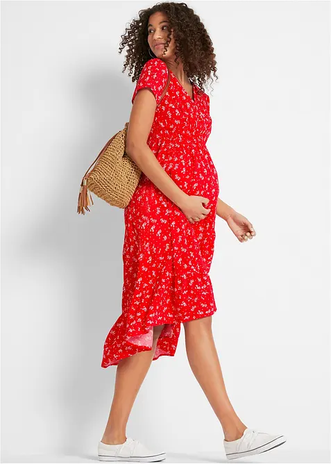 Robe de grossesse et d’allaitement en viscose fluide, bonprix